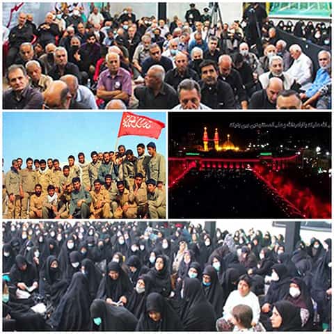 مراسم استقبال از اربعین حسینی شیراز 1402 - بیت العباس