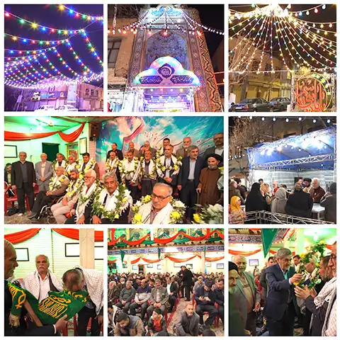 جشن اعیاد شعبانیه در بیت العباس شیراز 1402